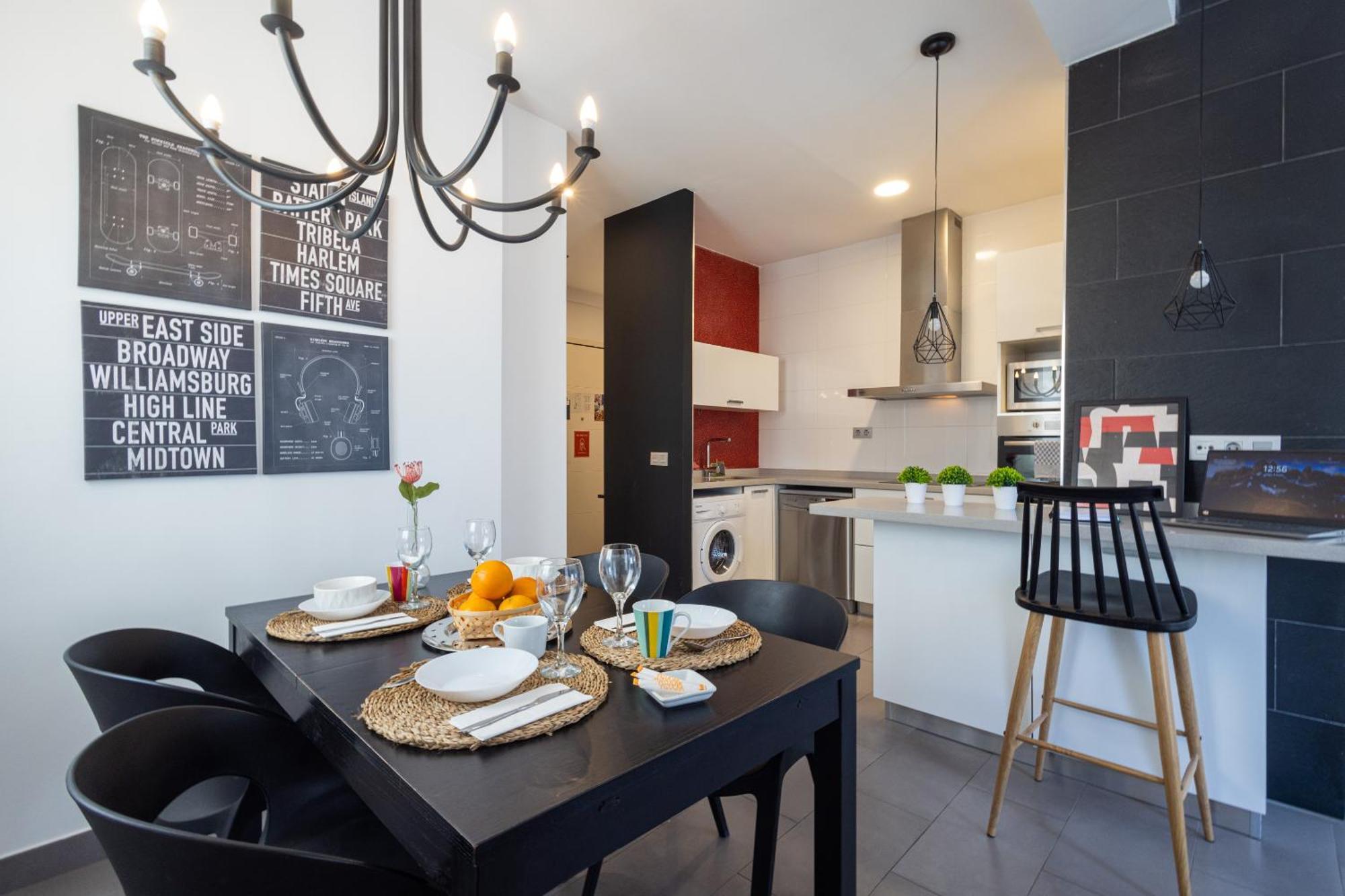 Florit Flats - Stylish 2 Bedroom Ac Wifi Terrace Attic In Valencia Center Exteriör bild
